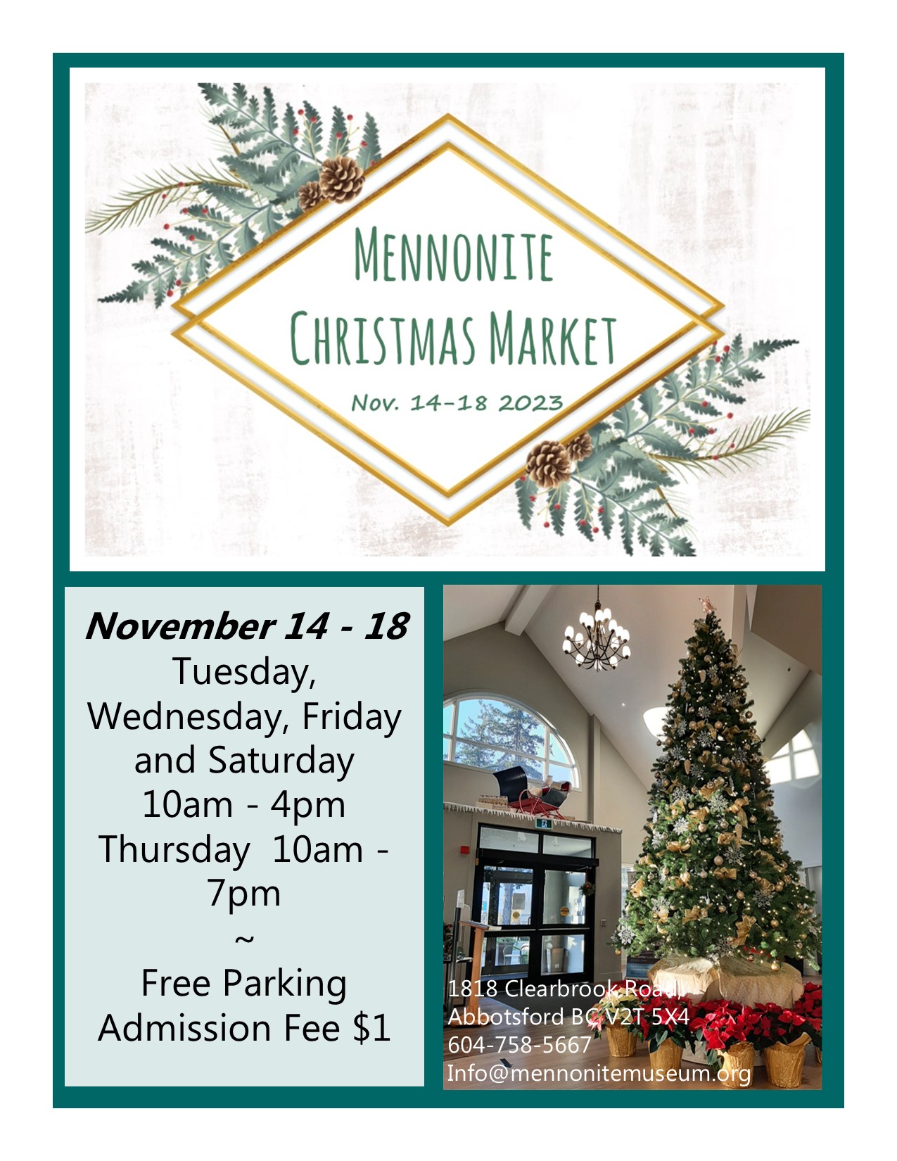 Christmas Market - Mennonite Heritage Museum